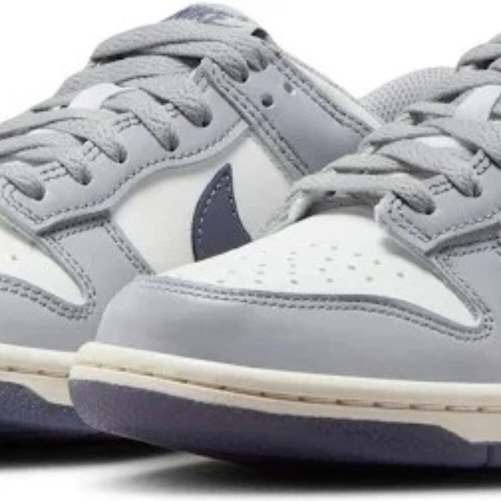 Nike Dunks Big Kids 5.5 M, WHITE/ CARBON/ WOLF GREY
